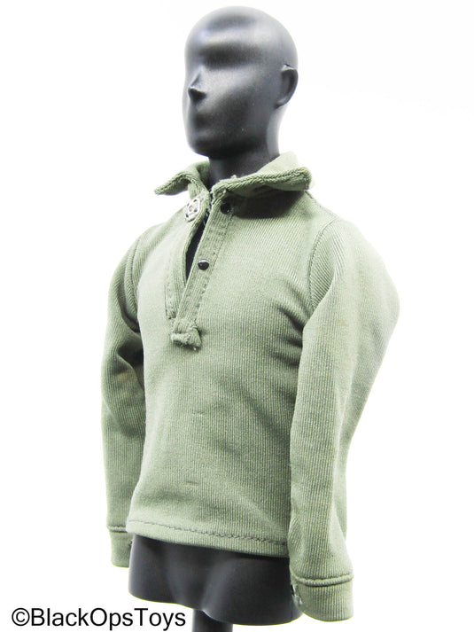OD Green Pullover Long Sleeve Shirt (READ DESC)