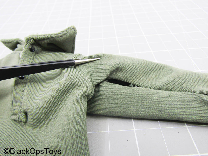 Load image into Gallery viewer, OD Green Pullover Long Sleeve Shirt (READ DESC)
