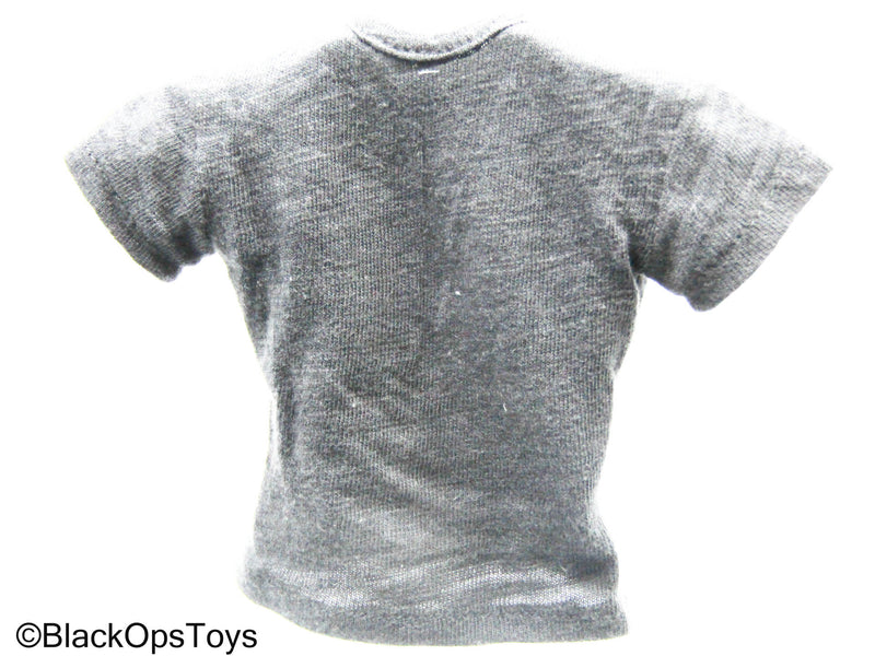 Load image into Gallery viewer, Grey Button Up T-Shirt
