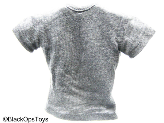 Grey Button Up T-Shirt