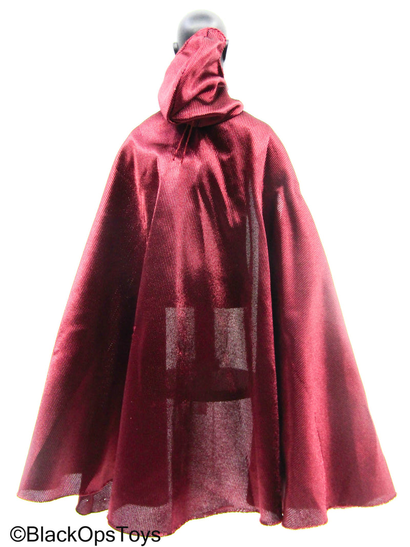 Load image into Gallery viewer, Red Hooded Cloak
