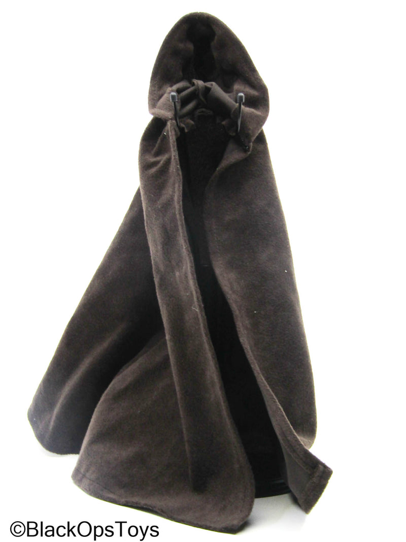 Load image into Gallery viewer, Brown Hooded Cloak

