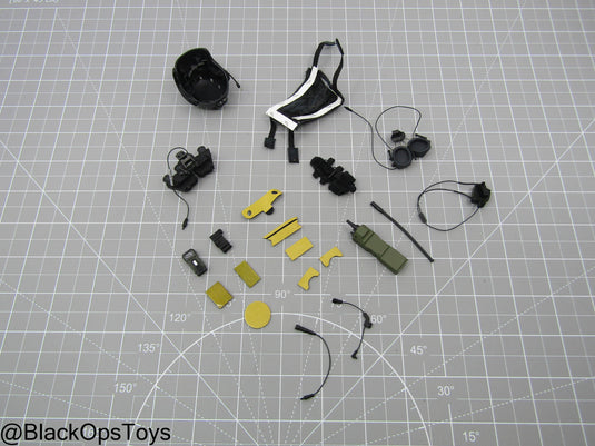 Code 627 - Black Helmet w/NVG & Communications Set