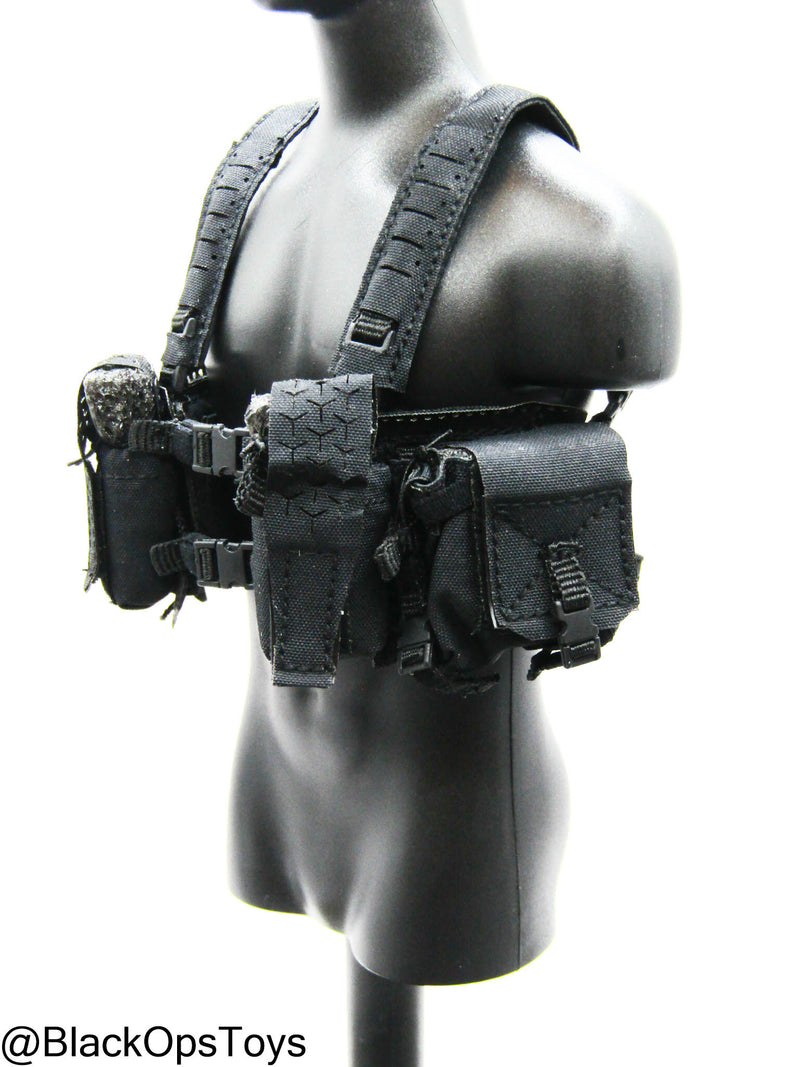Load image into Gallery viewer, PMC - Weapon Specialist S - Black MOLLE Split Rig w/Pouch Set
