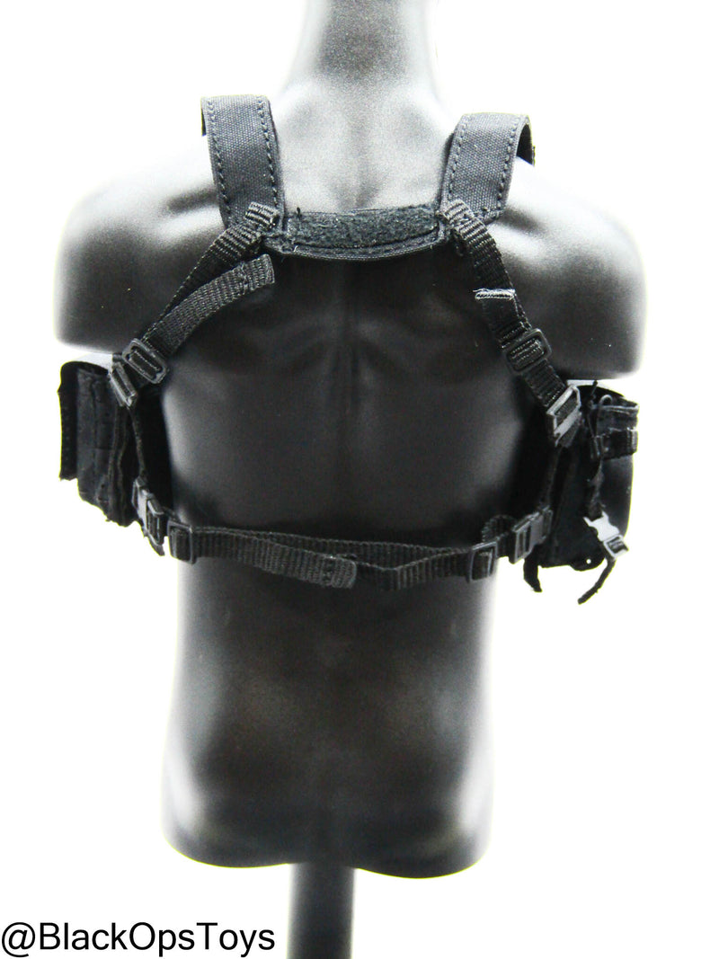 Load image into Gallery viewer, PMC - Weapon Specialist S - Black MOLLE Split Rig w/Pouch Set
