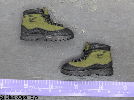 PMC - Weapon Specialist S - OD Green & Black Combat Boots (Peg Type)