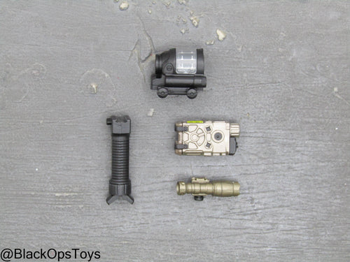 PMC - Weapon Specialist S - Red Dot Sight, Bipod Foregrip, PEQ, & Tac Light Set