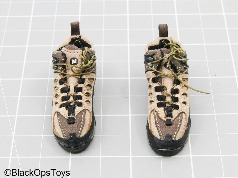 Load image into Gallery viewer, US Seal Team 3 Horsemen - Brown Merrell Hiking Boots (Foot Type)
