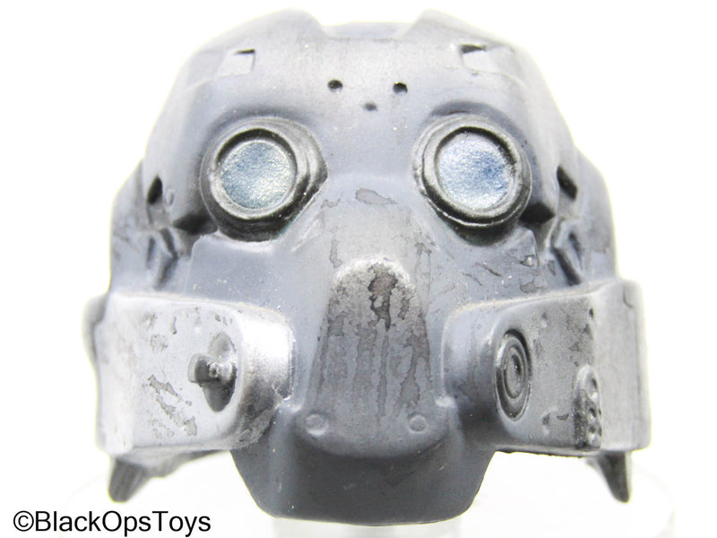 Load image into Gallery viewer, Grey Sci-Fi Helmet
