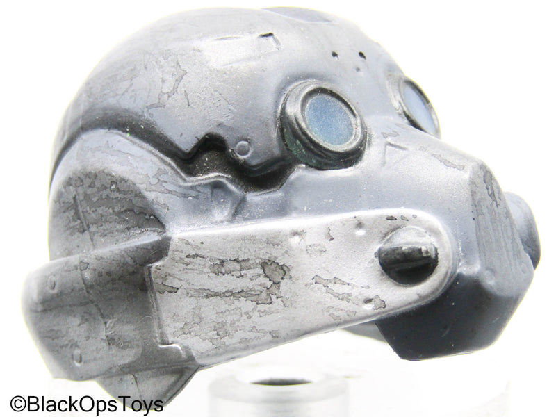 Load image into Gallery viewer, Grey Sci-Fi Helmet
