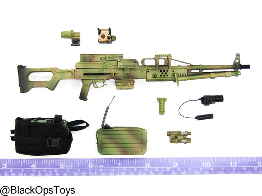 Camo Light Machine Gun (LMG) w/Attachment Set