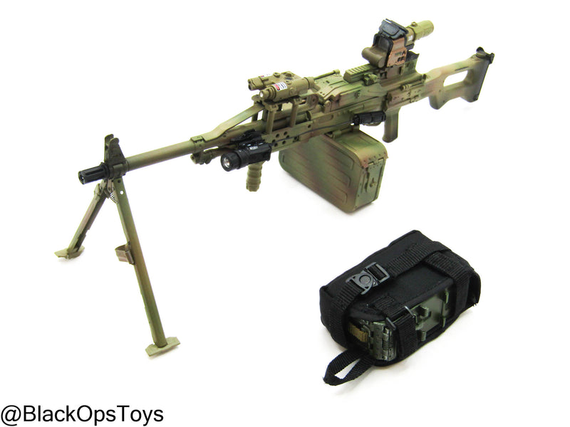 Load image into Gallery viewer, Camo Light Machine Gun (LMG) w/Attachment Set
