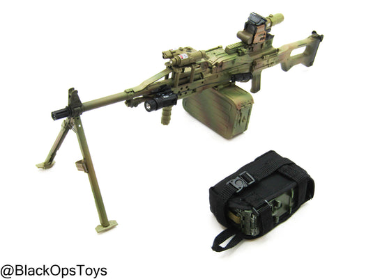 Camo Light Machine Gun (LMG) w/Attachment Set