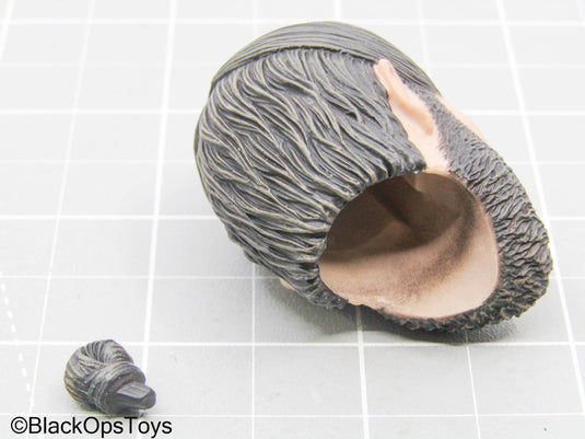 Male Headsculpt w/Removable Hair Bun