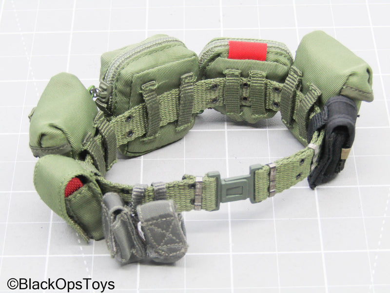 Load image into Gallery viewer, OD Green Belt w/ Pouch Lot
