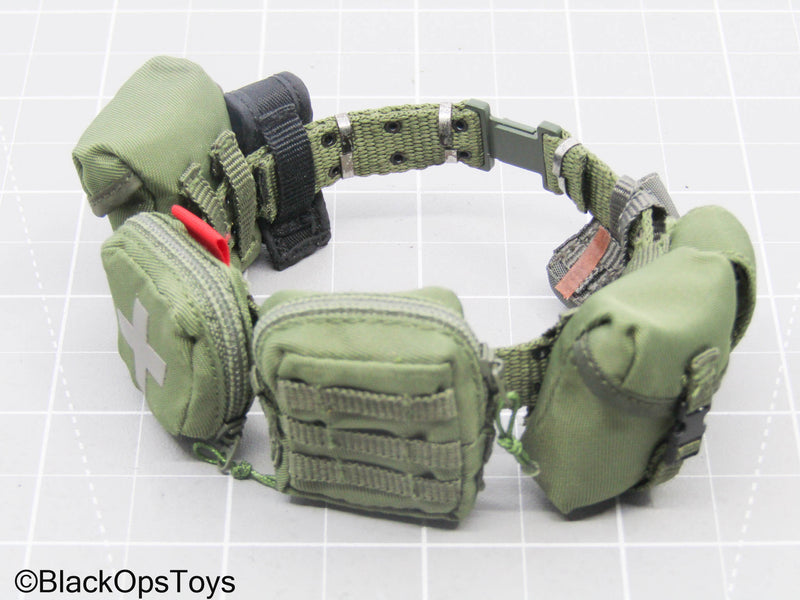 Load image into Gallery viewer, OD Green Belt w/ Pouch Lot
