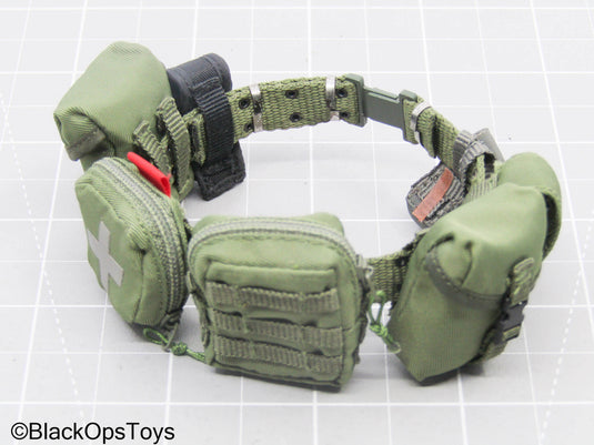 OD Green Belt w/ Pouch Lot