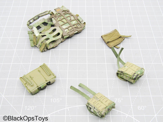 Multicam Camo Plate Carrier w/Pouch Set