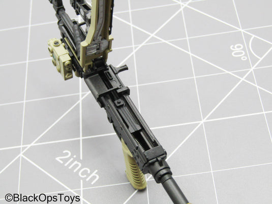 Black & Tan M249 Light Machine Gun (LMG) w/Attachment Set
