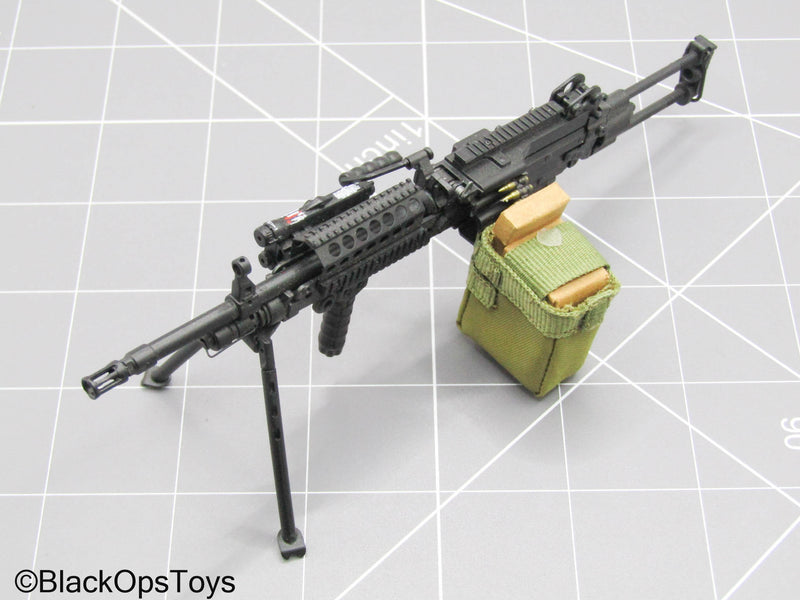Load image into Gallery viewer, Black M249 Light Machine Gun (LMG) w/Attachment Set
