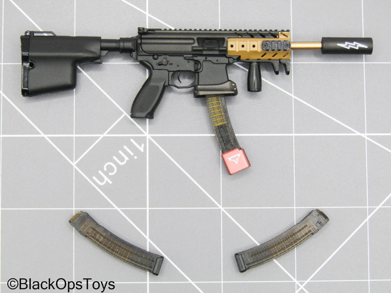Load image into Gallery viewer, Black &amp; Bronze MP5 w/Attachment Set
