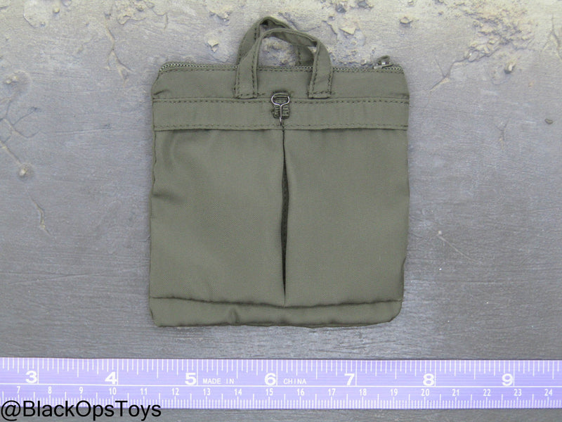 Load image into Gallery viewer, Top Gun - Tom &amp; Nick - OD Green Flight Helmet Bag
