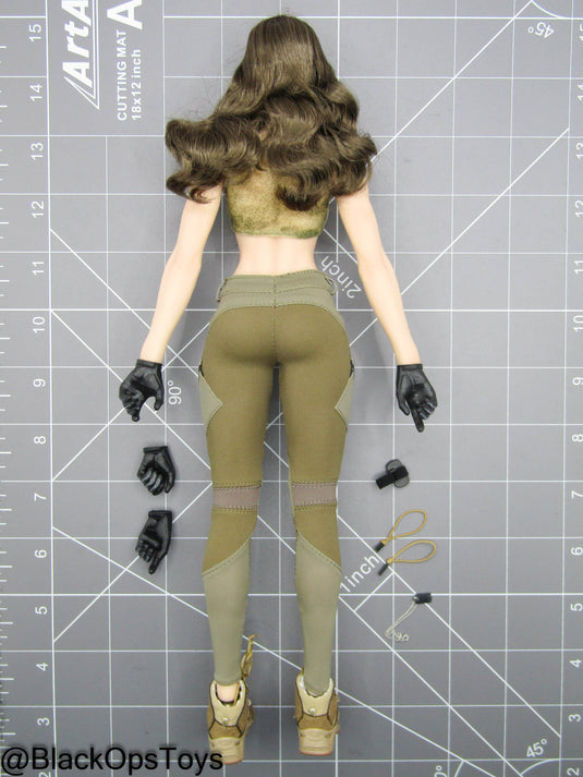 Thalia Desert Soldier - Female Dressed Body w/Brunette Headsculpt