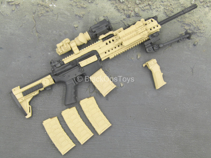 Load image into Gallery viewer, Taosun Army - Black &amp; Tan M4 SIR Rifle Set - MINT IN BOX
