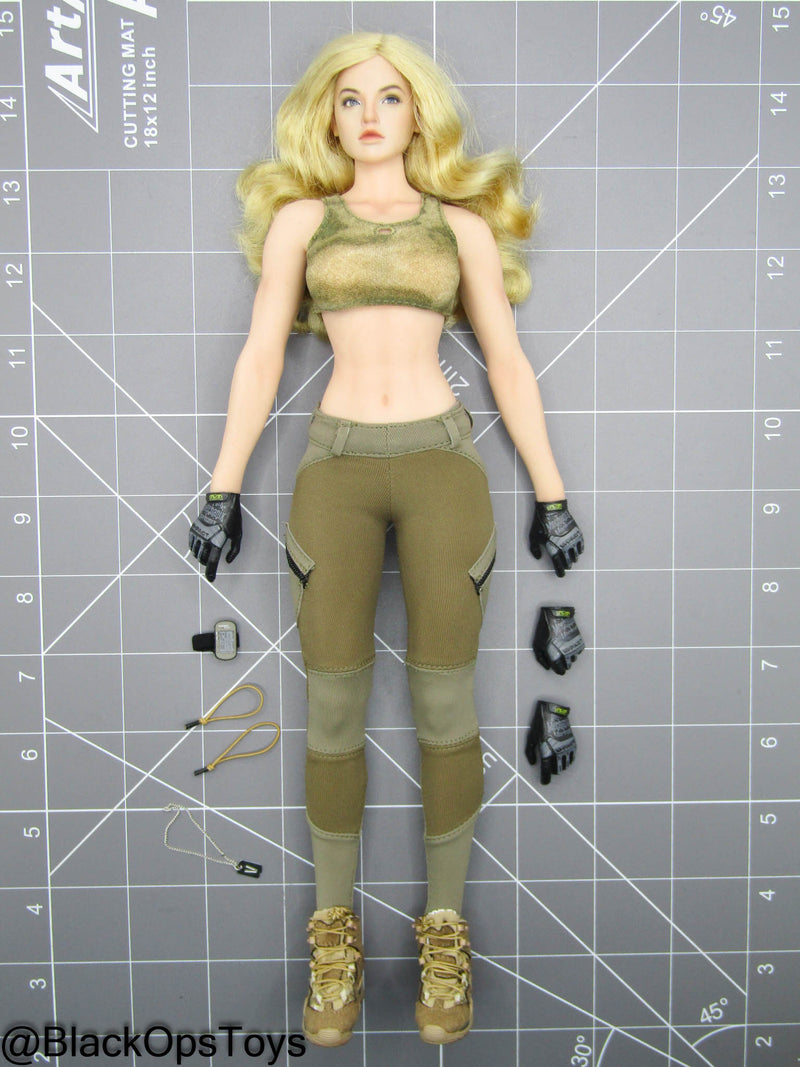 Load image into Gallery viewer, Thalia Desert Soldier - Female Dressed Body w/Blonde Headsculpt
