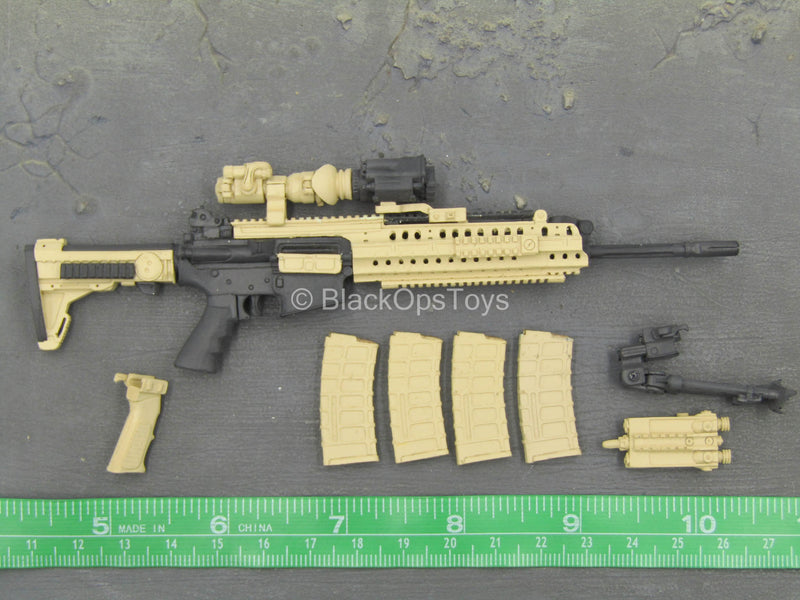 Load image into Gallery viewer, Taosun Army - Black &amp; Tan M4 SIR Rifle Set - MINT IN BOX
