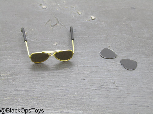 Top Gun - Tom & Nick - Metal Aviators