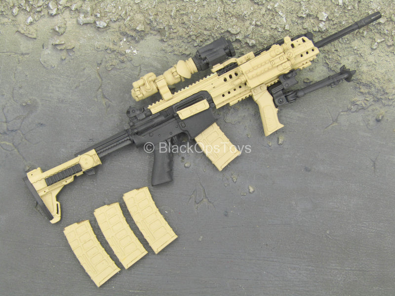 Load image into Gallery viewer, Taosun Army - Black &amp; Tan M4 SIR Rifle Set - MINT IN BOX
