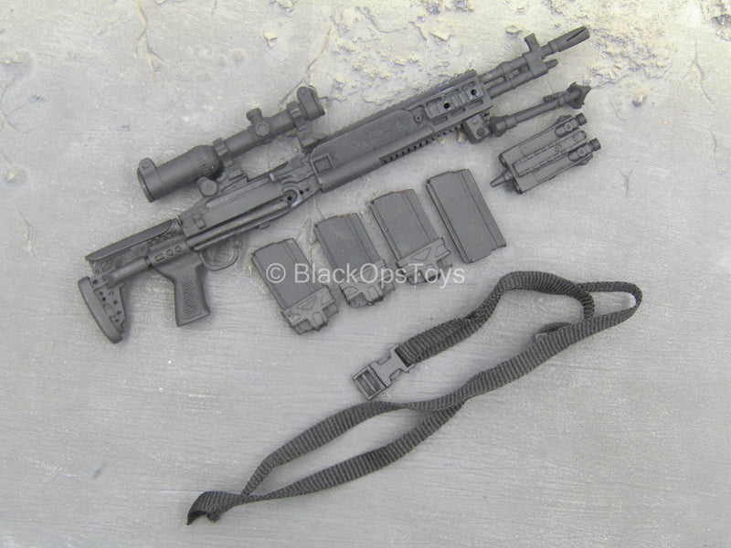 Load image into Gallery viewer, Taosun Army - Black M14 EBR Rifle Set - MINT IN BOX
