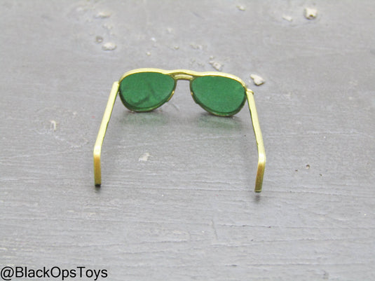 Top Gun - Tom & Nick - Gold Colored Aviators