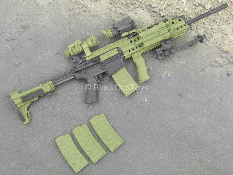 Load image into Gallery viewer, Taosun Army - Green M4 SIR Rifle Set - MINT IN BOX
