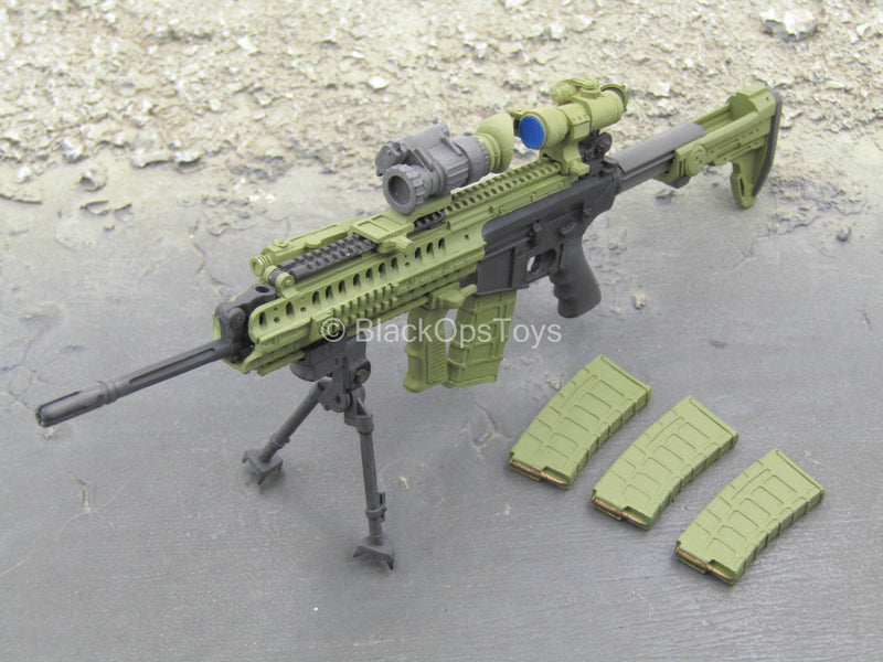 Load image into Gallery viewer, Taosun Army - Green M4 SIR Rifle Set - MINT IN BOX
