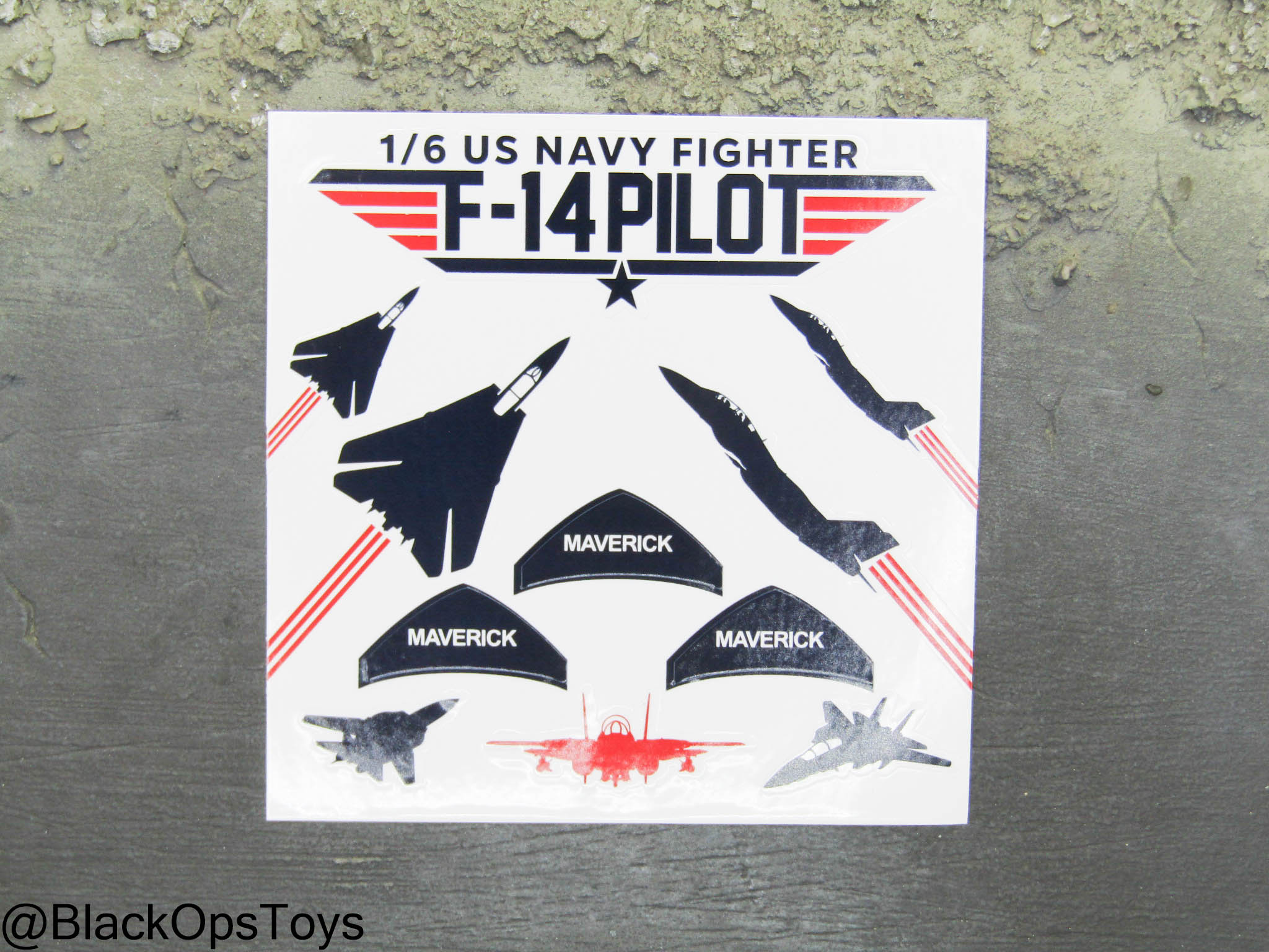 Top Gun - Tom & Nick - Sticker Set – BlackOpsToys