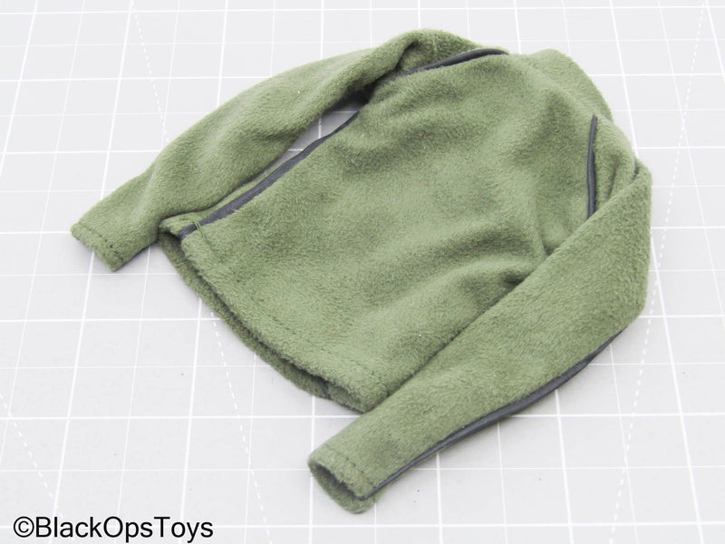 Load image into Gallery viewer, Female OD Green Fleece Quarter-Zip Pullover (Soldier Story)
