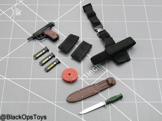 TSSN FSB Vympel - Makarov Pistol w/Drop Leg Holster & Knife Set