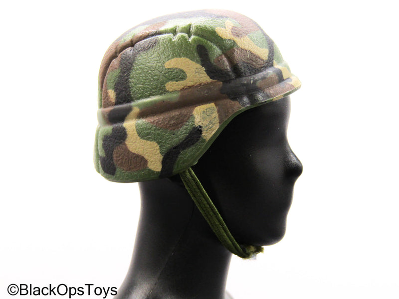 Load image into Gallery viewer, Woodland Camo Helmet
