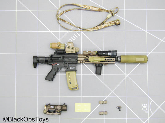 Black & Bronze HK 416 Rifle w/Attachment Set
