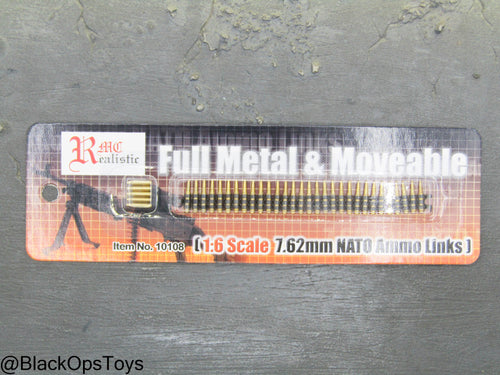 Full Metal & Moveable 7.62mm NATO Ammo Links - MINT IN PACKAGE