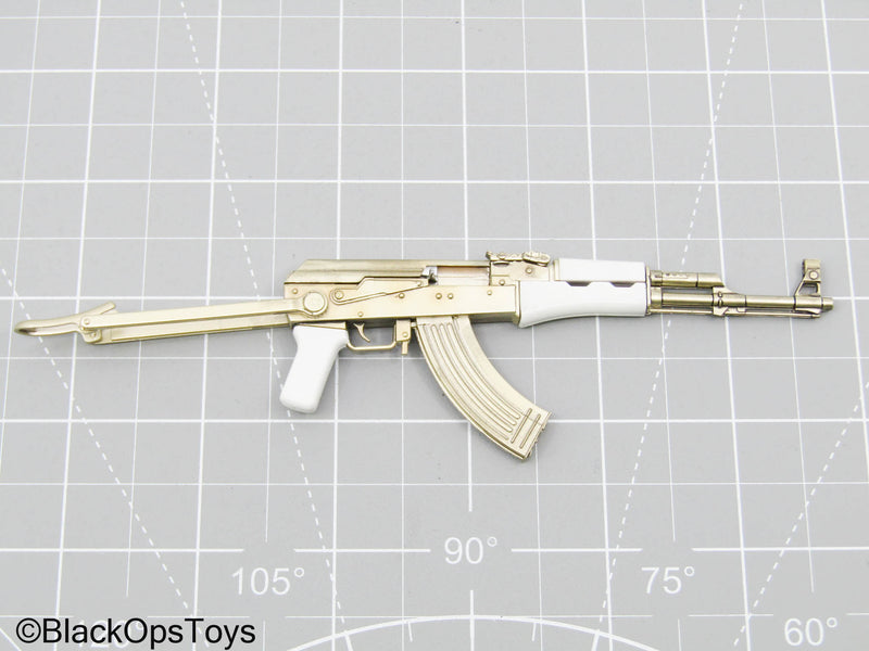 Load image into Gallery viewer, Suicide Squad - The Joker - Gold &amp; White AK-47 (Hot Toys)
