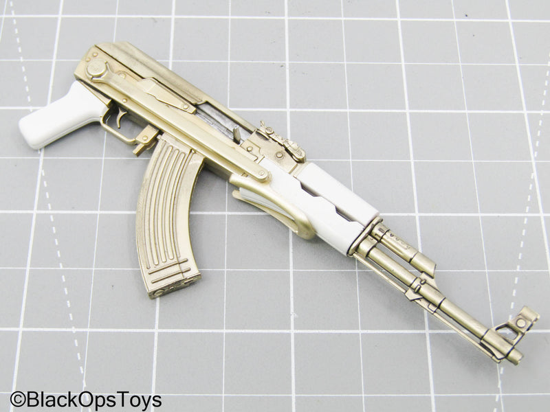 Load image into Gallery viewer, Suicide Squad - The Joker - Gold &amp; White AK-47 (Hot Toys)
