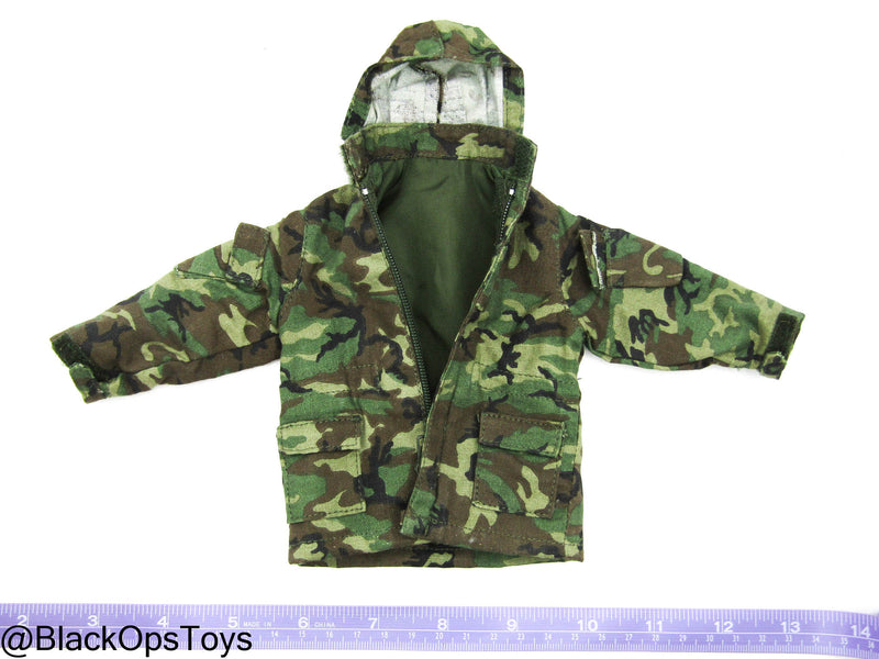 Load image into Gallery viewer, Woodland Camo Combat Jacket
