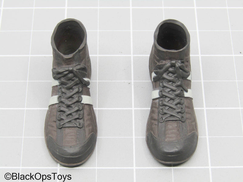 Load image into Gallery viewer, The Dark Knight - The Joker Brown Shoes (Foot Type) (Hot Toys)
