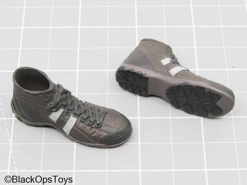 Load image into Gallery viewer, The Dark Knight - The Joker Brown Shoes (Foot Type) (Hot Toys)
