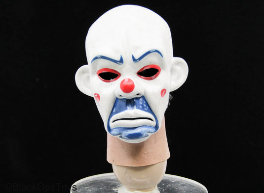 The Dark Knight - The Joker Bank Robber Clown Masked Headsculpt