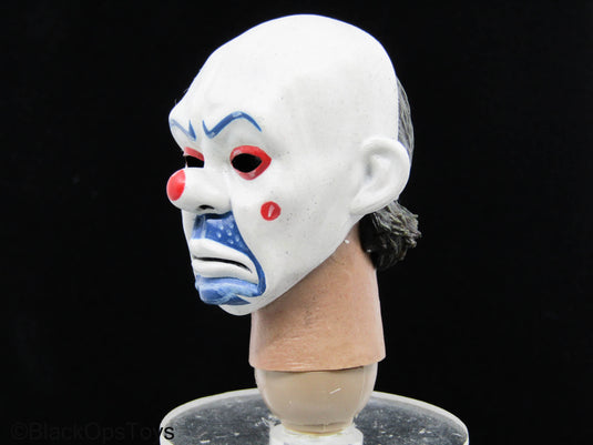 The Dark Knight - The Joker Bank Robber Clown Masked Headsculpt