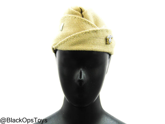 Khaki USMC Garrison Cap